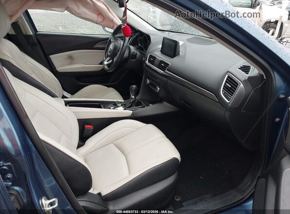 3MZBN1M39JM202044 2018 MAZDA 3 Синий Вид салона спереди