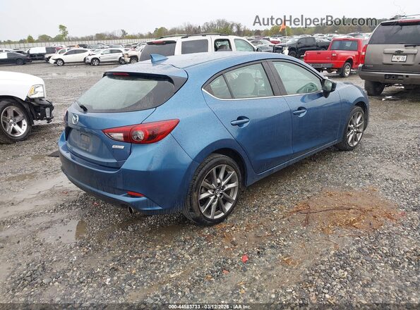 3MZBN1M39JM202044 2018 MAZDA 3 Синий Задняя правая четверть