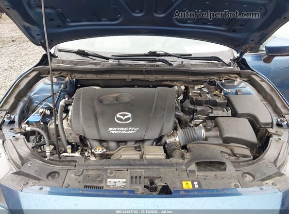 3MZBN1M39JM202044 2018 MAZDA 3 Синий Вид сзади