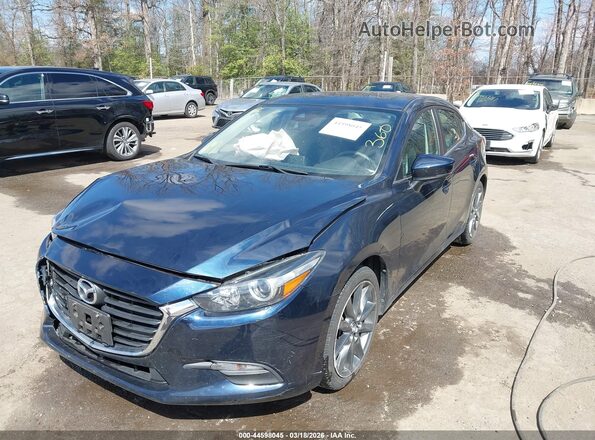 3MZBN1V30JM211441 2018 MAZDA 3 Blue Przód lewy