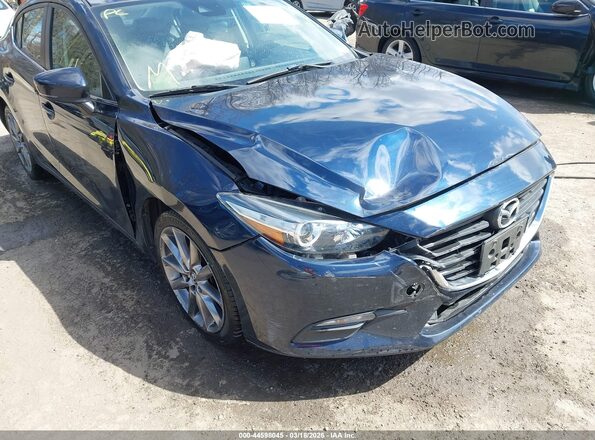 3MZBN1V30JM211441 2018 MAZDA 3 Blue Widok z przodu