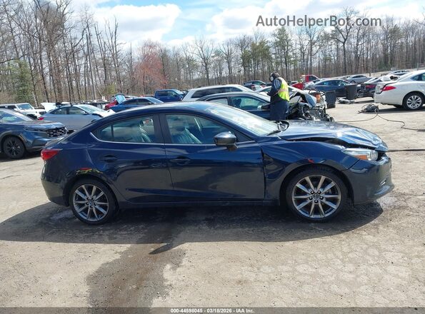 3MZBN1V30JM211441 2018 MAZDA 3 Blue Widok wnętrza z tyłu
