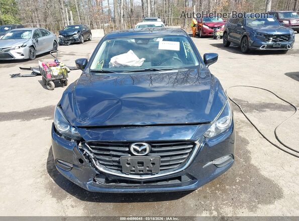3MZBN1V30JM211441 2018 MAZDA 3 Blue Widok zestawu wskaźników