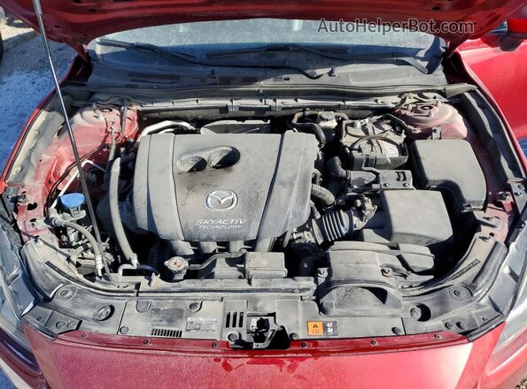 3MZBN1V76HM132580 2017 MAZDA 3 Red Vista interior trasera