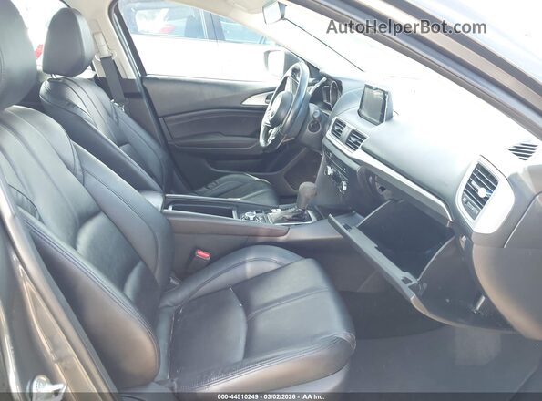 3MZBN1V7XHM113997 2017 MAZDA 3 Gray Widok wnętrza z przodu