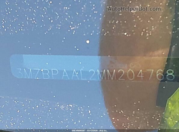 3MZBPAAL2MM204768 2021 MAZDA 3 Черный Вид подкапотного пространства