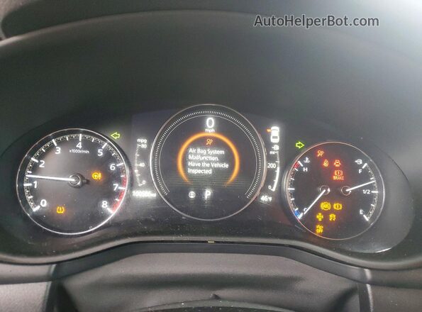 3MZBPAALXMM200127 2021 MAZDA 3 Black Instrument cluster view
