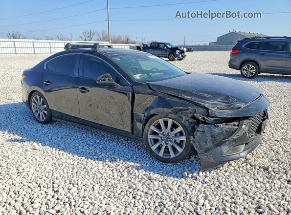 3MZBPABL7MM214579 2021 MAZDA 3 Black Передня права чверть