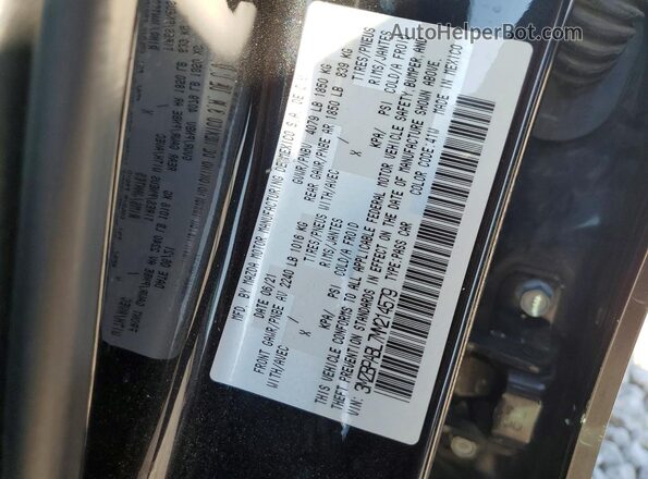 3MZBPABL7MM214579 2021 MAZDA 3 Black Вид наклейки з VIN-кодом