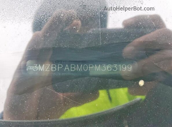 3MZBPABM0PM363199 2023 MAZDA 3 White VIN sticker view