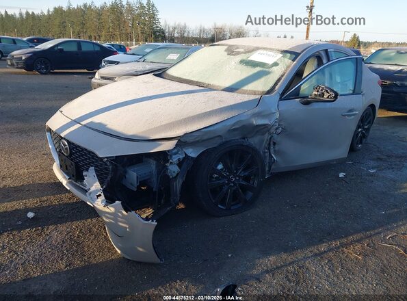 3MZBPABM9RM426335 2024 MAZDA 3 Cream Առջևի ձախ երեք քառորդ տեսարան