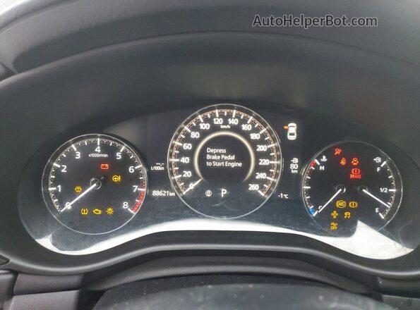 3MZBPAC74PM372707 2023 MAZDA 3 Black Սարքավորումների վահանակի տեսք