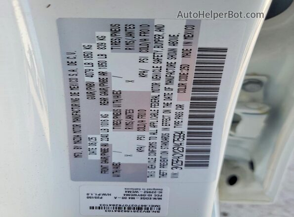 3MZBPACM2SM475994 2025 MAZDA 3 White Engine compartment view