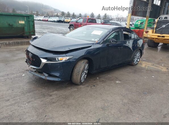 3MZBPACM7PM374912 2023 MAZDA 3 Dark Blue Vista tres cuartos delantera izquierda
