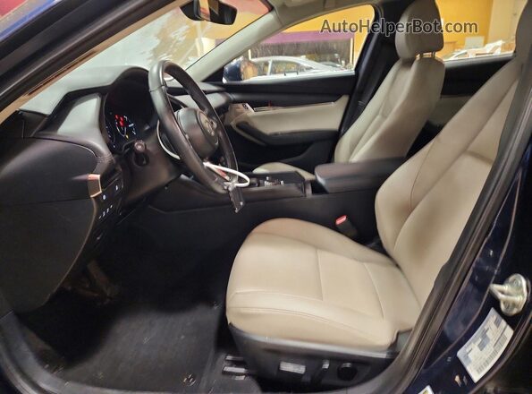 3MZBPADL2KM107594 2019 MAZDA 3 Blue Widok wnętrza z przodu