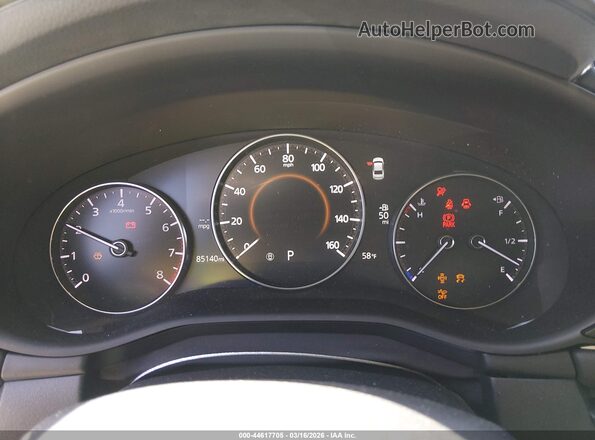 3MZBPADLXKM109500 2019 MAZDA 3 Black Widok tylnych siedzeń