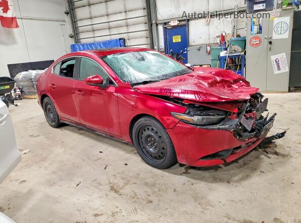 3MZBPADM7KM103596 2019 MAZDA 3 Красный Передняя правая четверть