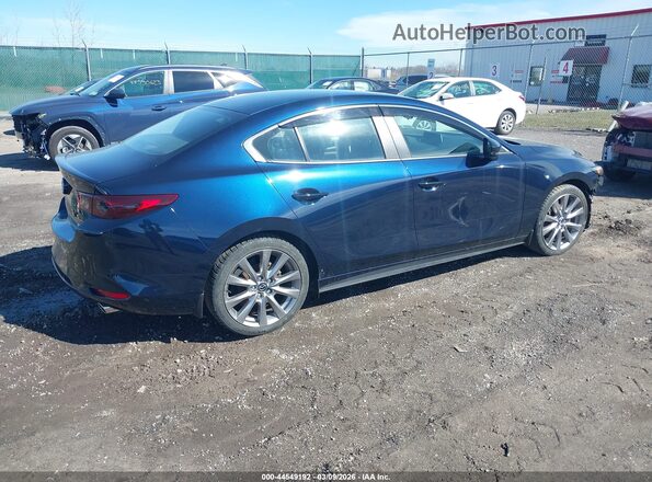 3MZBPBBM8MM208207 2021 MAZDA 3 Синий Задняя правая четверть