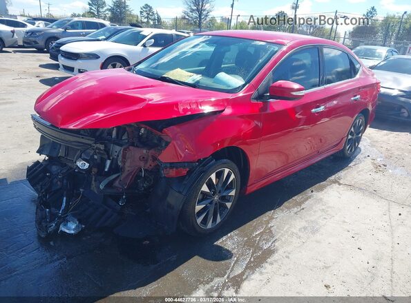 3N1AB7AP0GY305603 2016 NISSAN SENTRA Красный Передняя левая четверть