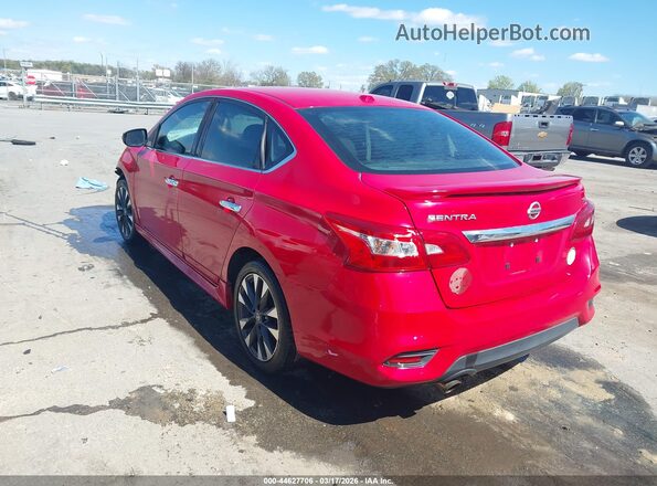 3N1AB7AP0GY305603 2016 NISSAN SENTRA Красный Задняя левая четверть