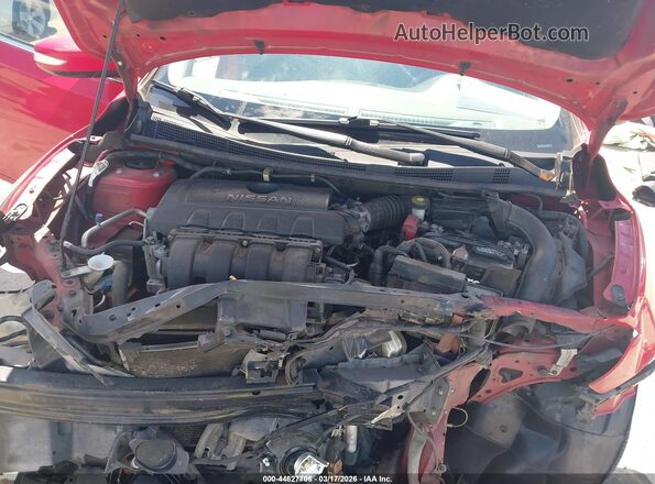 3N1AB7AP0GY305603 2016 NISSAN SENTRA Красный Вид сзади