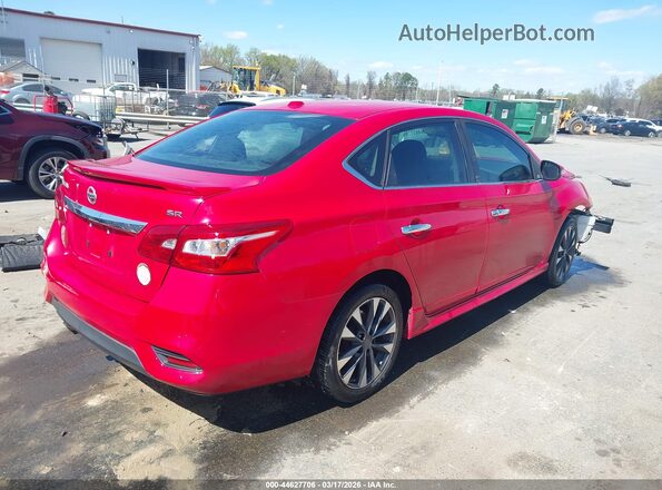 3N1AB7AP0GY305603 2016 NISSAN SENTRA Красный Задняя правая четверть