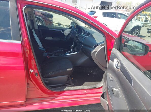 3N1AB7AP0GY305603 2016 NISSAN SENTRA Красный Вид салона спереди