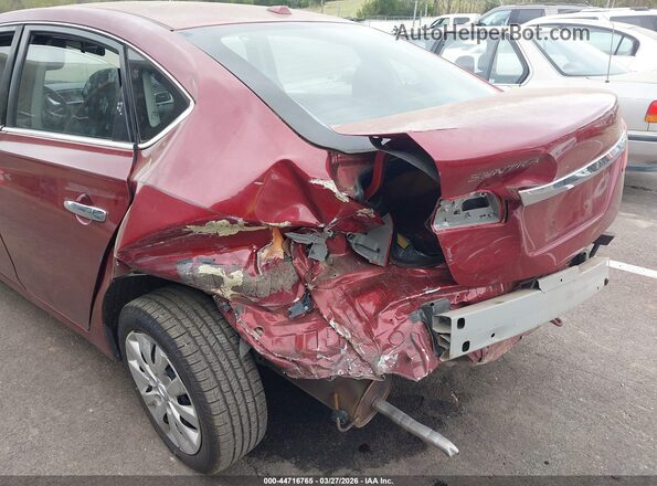 3N1AB7AP0HY237188 2017 NISSAN SENTRA Burgundy წინა ხედი