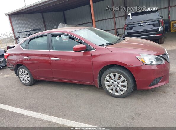 3N1AB7AP0HY237188 2017 NISSAN SENTRA Burgundy სალონის 360-გრადუსიანი ხედი