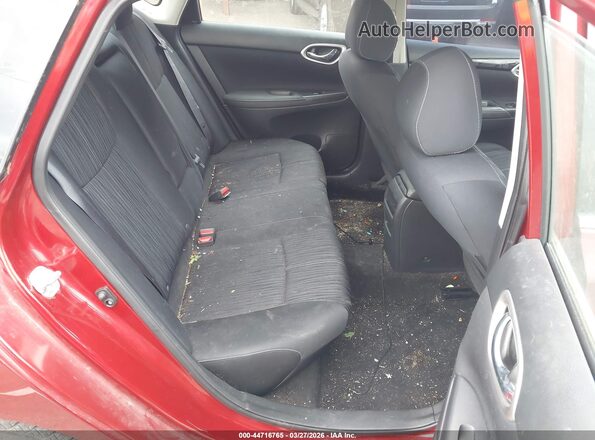 3N1AB7AP0HY237188 2017 NISSAN SENTRA Burgundy VIN კოდის სტიკერის ხედი