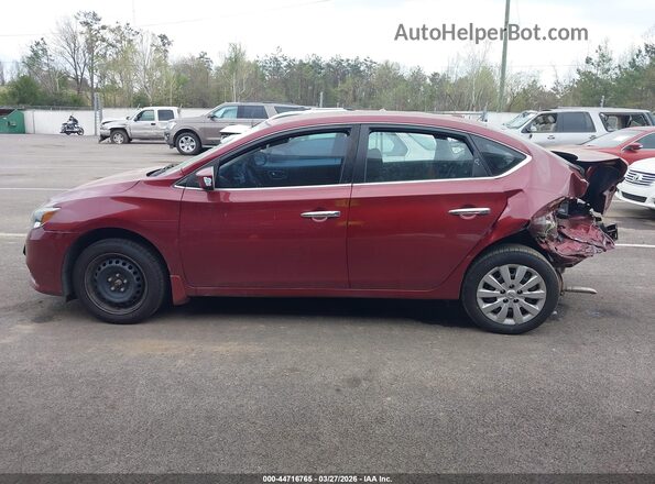 3N1AB7AP0HY237188 2017 NISSAN SENTRA Burgundy 