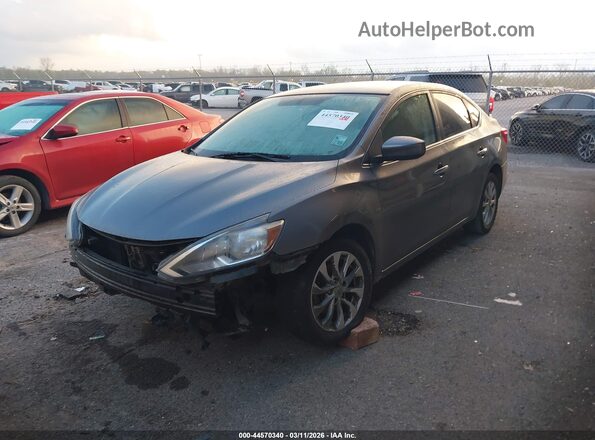 3N1AB7AP0KL610492 2019 NISSAN SENTRA Gray 