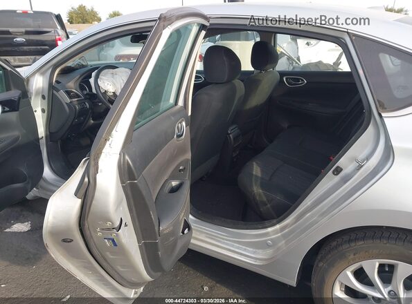 3N1AB7AP0KY272871 2019 NISSAN SENTRA Серебряный Вид наклейки с VIN-кодом