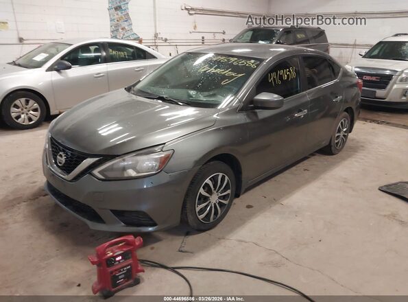3N1AB7AP1GY229034 2016 NISSAN SENTRA Gray Front left