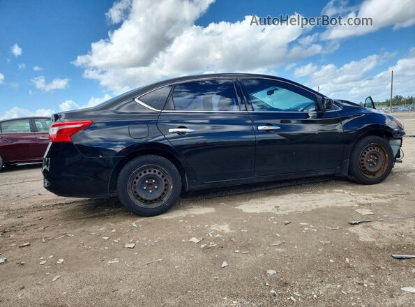 3N1AB7AP1HY338966 2017 NISSAN SENTRA Black Задня права чверть