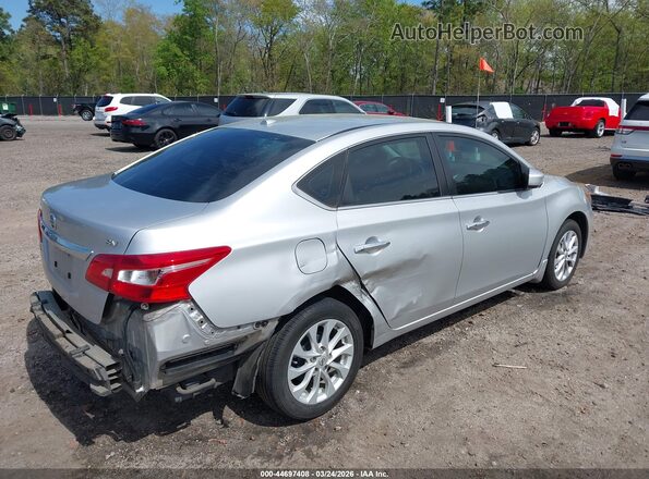 3N1AB7AP1KY443806 2019 NISSAN SENTRA Silver Հետևի աջ