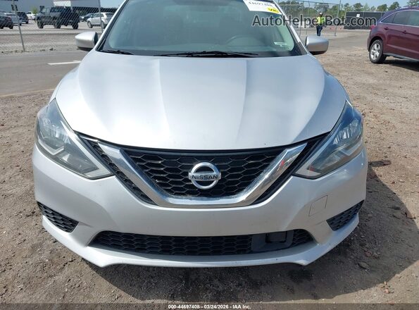 3N1AB7AP1KY443806 2019 NISSAN SENTRA Silver Սալոնի հետևի տեսք