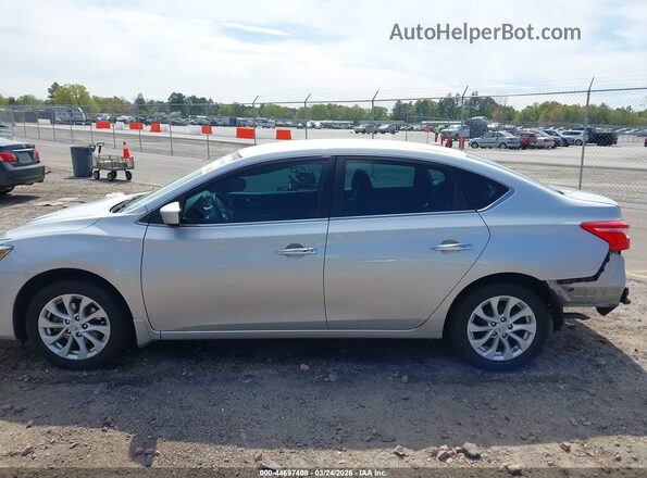3N1AB7AP1KY443806 2019 NISSAN SENTRA Silver 
