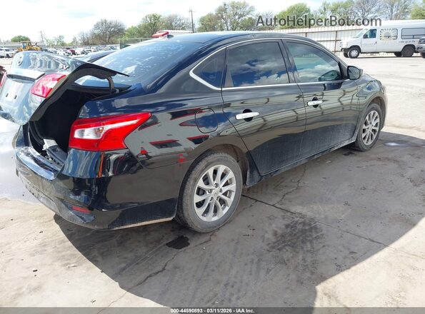 3N1AB7AP1KY448925 2019 NISSAN SENTRA Black Trasero derecho