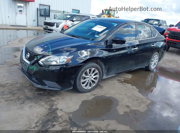 3N1AB7AP1KY448925 2019 NISSAN SENTRA Black Vista tres cuartos delantera izquierda