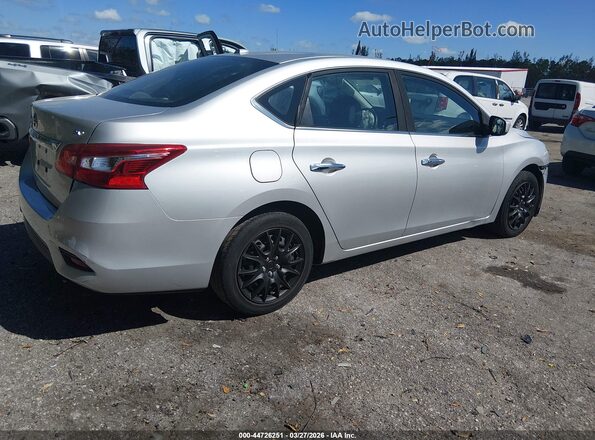 3N1AB7AP2GL667445 2016 NISSAN SENTRA Серебряный Задняя правая четверть