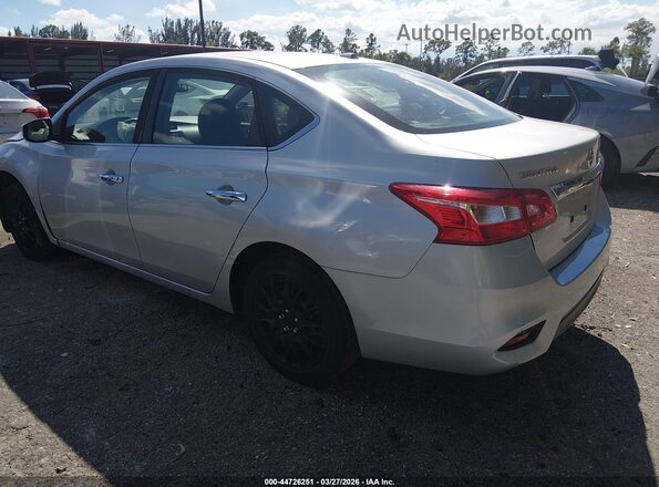 3N1AB7AP2GL667445 2016 NISSAN SENTRA Серебряный Задняя левая четверть