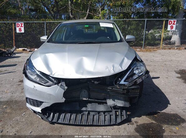 3N1AB7AP2GL667445 2016 NISSAN SENTRA Серебряный Вид щитка приборов