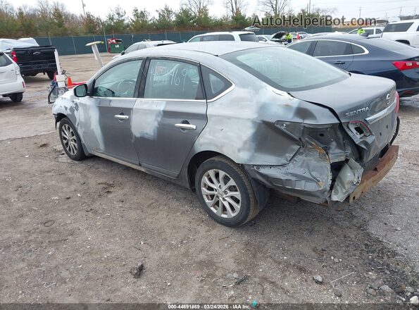 3N1AB7AP2KY241458 2019 NISSAN SENTRA Gray Rear left