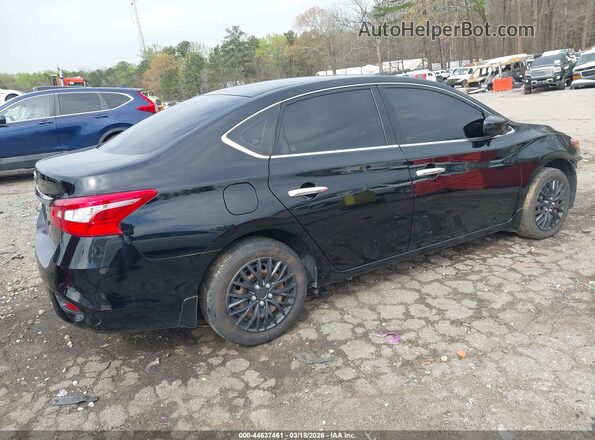 3N1AB7AP2KY393336 2019 NISSAN SENTRA Black Tył prawy