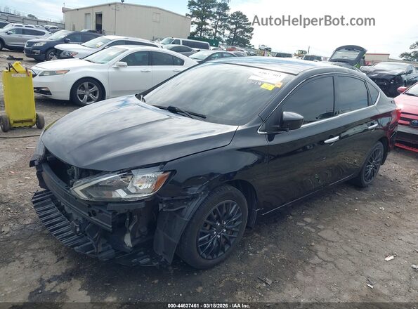 3N1AB7AP2KY393336 2019 NISSAN SENTRA Black Przód lewy