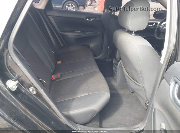 3N1AB7AP2KY393336 2019 NISSAN SENTRA Black Widok naklejki z numerem VIN