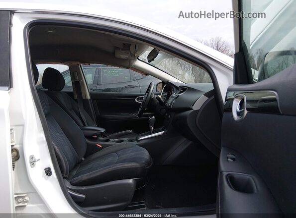 3N1AB7AP3GL678664 2016 NISSAN SENTRA Белый Вид салона спереди