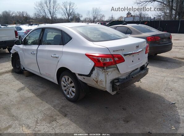 3N1AB7AP3GL678664 2016 NISSAN SENTRA Белый Задняя левая четверть