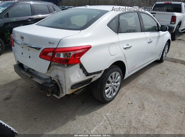 3N1AB7AP3GL678664 2016 NISSAN SENTRA Белый Задняя правая четверть